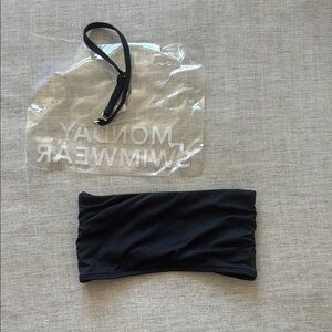 Monday swimwear NWOT bandeau bathing suit top